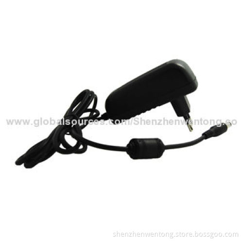 24W VDE Plug Universal AC/DC Adapters with NRTL/CB/GS/CE/FCC Certificates